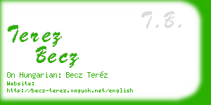 terez becz business card